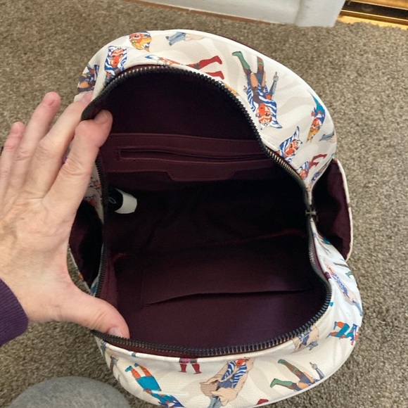 Loungefly Star Wars Ashoka Allover Print Mini Backpack - White and Burgundy - Picture 7 of 7